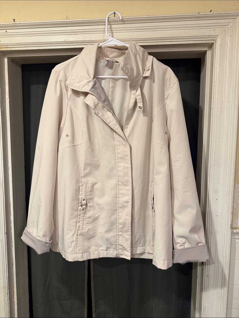 White Stag Light Cream Trench Coat